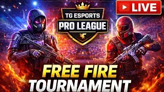 Free Fire Tournament Live 😱 TG ESPORTS PRO LEAGUE #freefirelive #shorts #live #viral