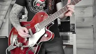 Gretsch G6119T Tennessee Rose - Recording the guitar solo for 
