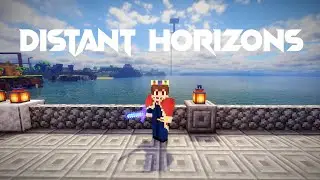 Minecraft gp kingdom - Distant Horizons Mod is Amazing! 256 Render Distence || DAY-58 LIVE🔴