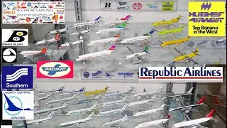 Hughes Airwest / Southern / North Central / Republic Airlines 1:400 Scale Model Airliner Collection