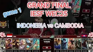 INDONESIA VS CAMBODIA MLBB WOMEN IESF WEC25 GRAND FINAL GAME 1 