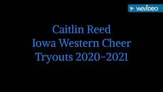 Iowa Western Cheer Tryouts 2020-2021