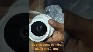 cp plus dome camera inbuilt mic 2.4mp