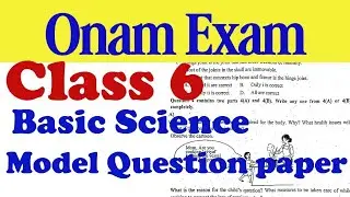 Class 6 Basic Science | Kerala Syllabus 2026-27 | Model Question Paper & Online Class | SCERT