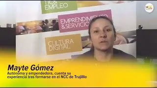 Mayte está digitalizando su proyecto en el sector sociosanitario con ayuda del NCC de Trujillo.