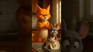 This Rat Messed With the Wrong Cat 😠 #cute #catcartoon #cat #funny