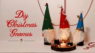 How To Make Gnomes From Felt And Yarn 🧶🎅