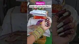 meesho 💕Special and hidden bangle sets ..|  rajwaadi bangle of meesho ... #meeshobangleshaul .