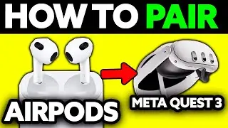 Как подключить Airpods к Meta Quest 3 (2025)