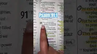 🛡️ God's Protection for YOU! (Psalm 91:1) #Psalm91