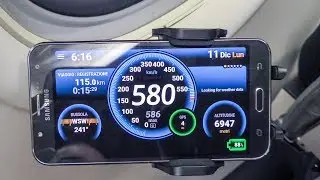 Night Takeoff. ACCELERATION, SPEED, ALTITUDE Recording. De Havilland DHC-8 400