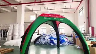 Milin Displays high standard sealed X  dome inflatable trade show tent for racing sports