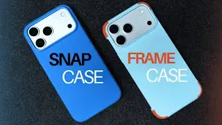 Сравнение чехлов MOFT Snap Case и Frame Case для iPhone 17 Pro Max.