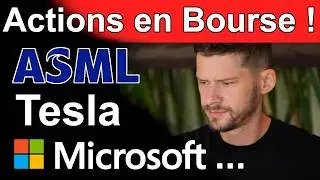 Actions ASML, Microsoft et Tesla (Résultats 2025)