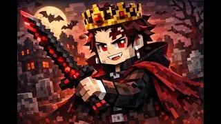 Вампиризм в Minecraft: Прокачиваемся до пятого уровня с короной вампиров