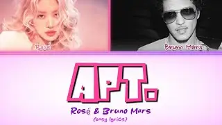 ROSÉ & Bruno Mars 'APT.' Kolay Okunuş (easy lycris)