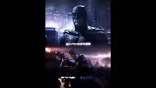 DCEU Batman vs MCU Captain America #shorts #marvel #dc