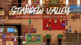 Stardew Valley Expanded Perfection Run 🎧 Chill Sleepy Gameplay Ep.25 (No Commentary)