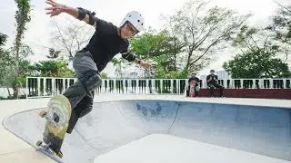Singapore's largest outdoor skate park at Lakeside Garden @ Jurong Lake Gardens