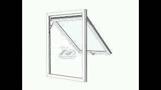 Top hung- white