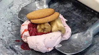 мороженое из холодного камня - корейская уличная еда