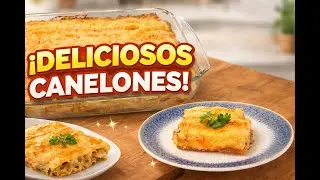 CANELONES RELLENOS [Pollo, Ricotta Y Espinaca] #pastalover #cocinafacil #pasta 