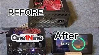 Diy amplifier bluetooth from Atx power supply