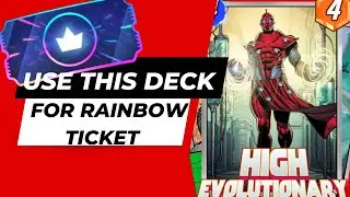BEST DECK FOR RAINBOW TICKET PT1 [100% WIN] - MARVEL SNAP - CONQUEST MODE #4