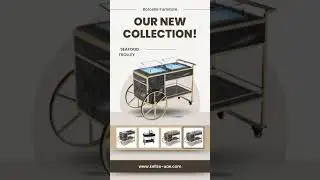 Premium Hotel Serving Trolleys by Kellso UAE | Elegant & Functional Hospitality Solutions  #hotel
