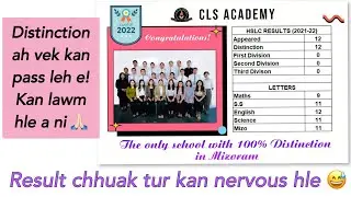 CLS HSLC 2022 Results- The only school with 100% Distinction in Mizoram 🙏🏻||VLOG|~