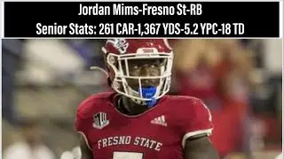 Jordan Mims Senior Season Highlights -Fresno St RB-2022-2023 CFB