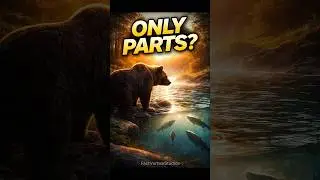 Why Bears Eat Salmon This Way (Not What You Think)😱 #bear #naturelovers #blackbears #facts #science