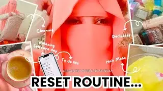 Productive Sunday Reset Routine | Cleaning My Room, Haircare, Skincare & Self Care Day✨