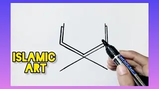How to draw Quran with 4 dots | Quran Drawing Tutorial | Art Video