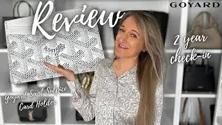 Визитница GOYARD SAINT SULPICE &mdash; обзор за 2 года + информация об износе &mdash; стоит ли оно того? | Лесли Адина