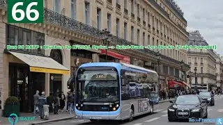 Bus 66 RATP : Bluebus 12 N⁰2081 Opéra / Saint-Ouen - Les Docks