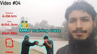 MMA Training Class and 7km easy Running | Next level Running