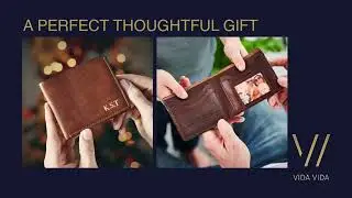 Vida Vida Personalised Leather Wallet Collection - The Perfect Gift