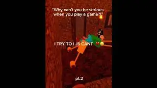 I CANT BE SERIOUS PLAYING A GAME?! #comedy #viralfyp #shorts #roblox #robloxcore #mecore #rblxgames