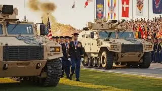 The US military parade. Is the US the most powerful military nation currently?