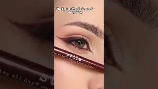 beautiful trending wing eyeliner tutorial 👁️ for #makeup #eyeliner #shorts