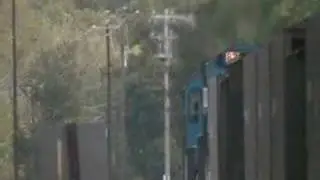 NS 66V with Unpatched Ex Conrail SD70 #2580 leading