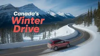 Jasper to Lake Louise!  Canada's Most Scenic Winter Drive! ❄️🏔️🚗