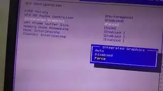 how to disable Integrated Graphics