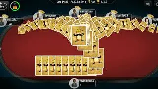 Ace23 pool rummy sholo win