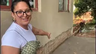 Jasmine tour of landscape work on Uganda Dorm July 2025