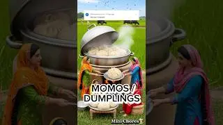 #momos #dumplings #fypシ゚viral #fyp #pindawale #punjabi #ai #miniature #miniaturecooking #villagelife
