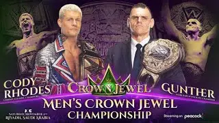 FULL MATCH: Cody Rhodes vs. Gunther | Crown Jewel Championship: Crown Jewel 2024