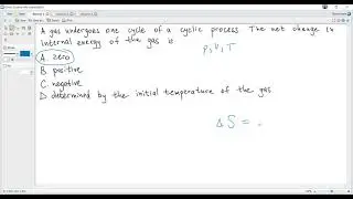 Образец экзаменационной работы IB Physics B4 2025, часть 1A, уровень HL - 11, 12. Термодинамика. ...