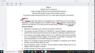 direct tax ca final july 2021 paper